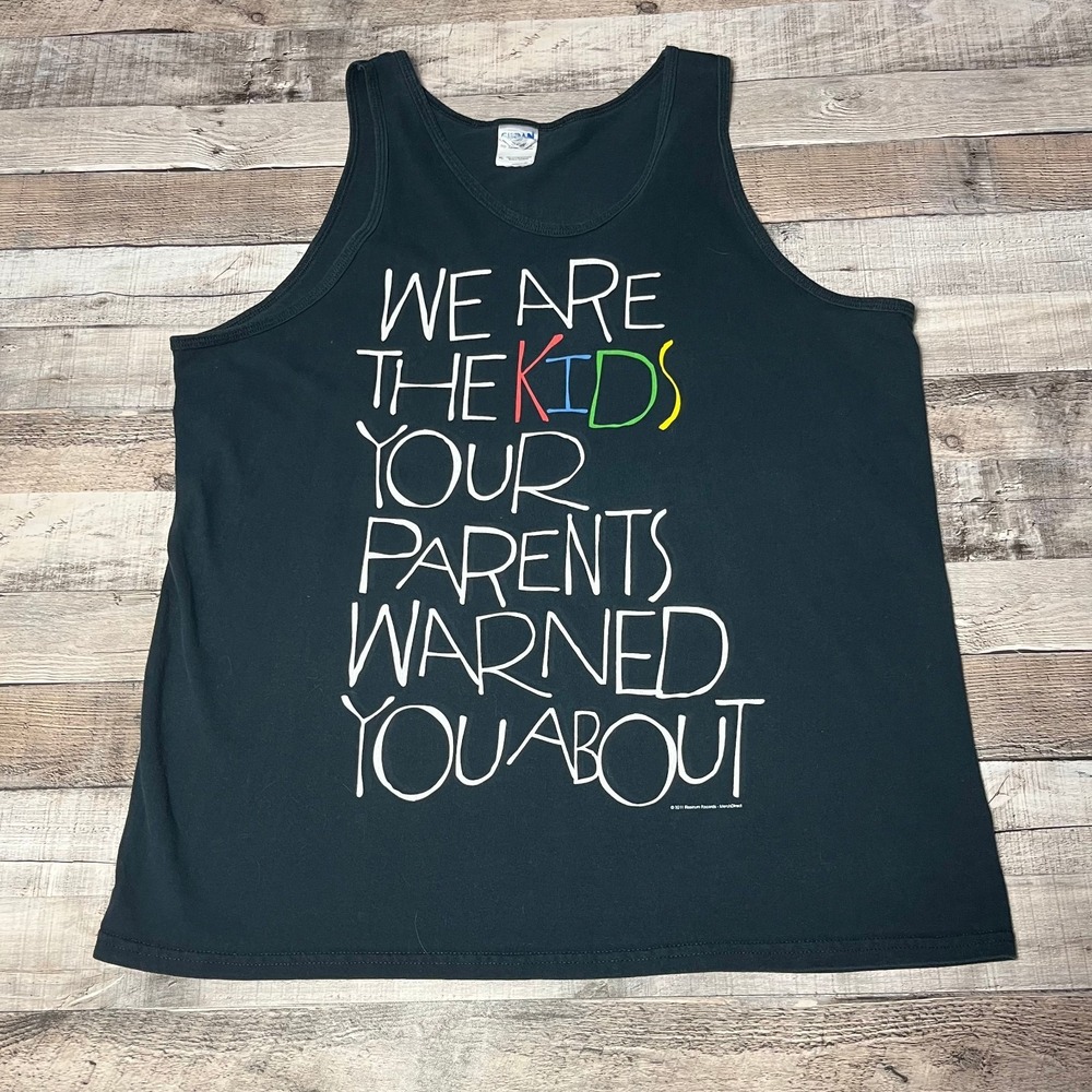 Mac Miller Tank Top XL Black Most Dope We Are The Kids Parents Warned About 2011